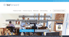Desktop Screenshot of bizforward.de