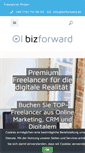 Mobile Screenshot of bizforward.de